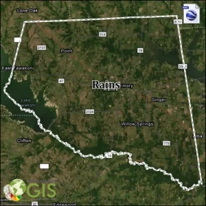 Rains County Texas KMZ and Property Data