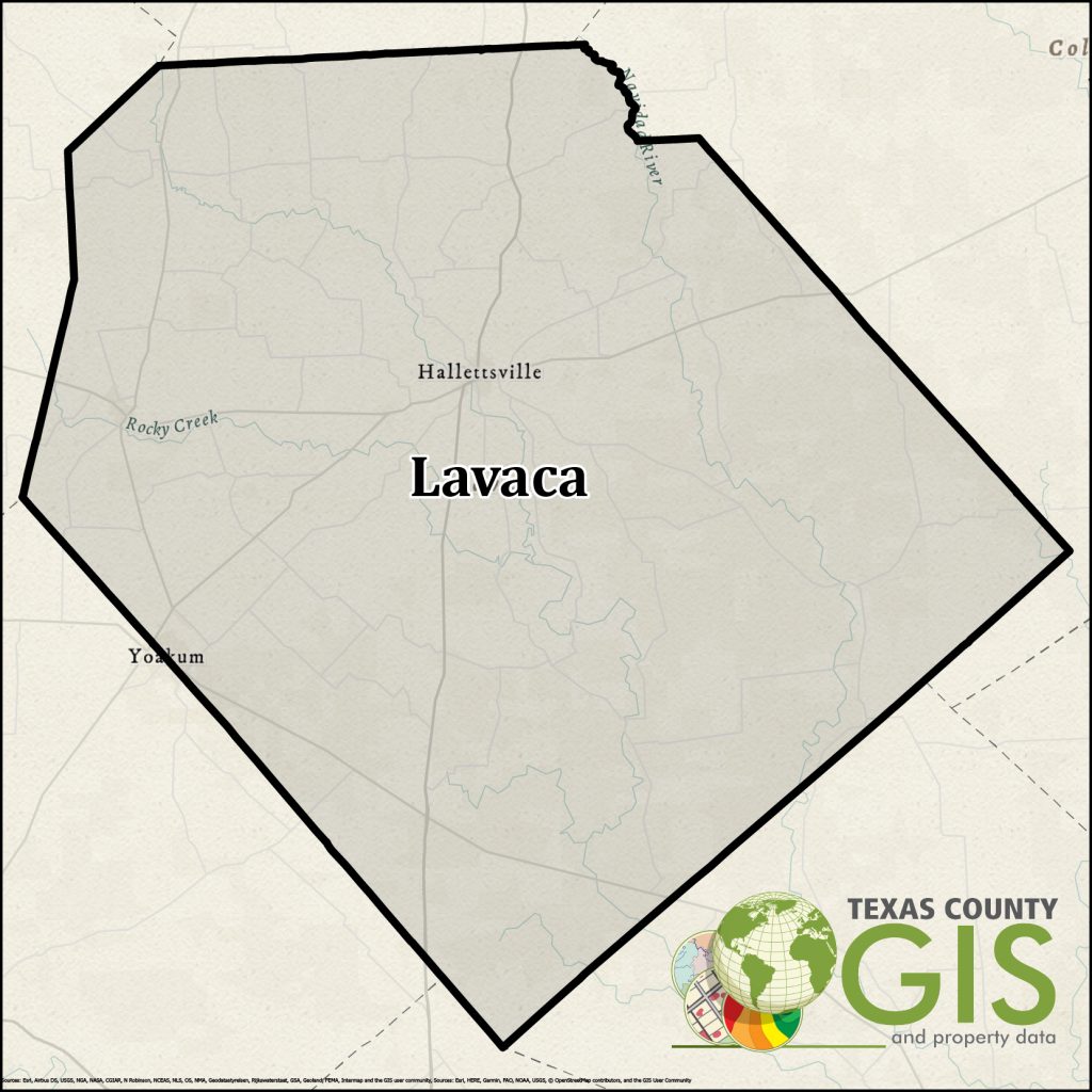 Lavaca County GIS Shapefile and Property Data - Texas County GIS Data