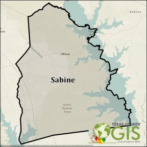 Sabine County GIS Shapefile and Property Data