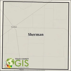 Sherman County Texas KMZ Data and Property Data, GIS Data
