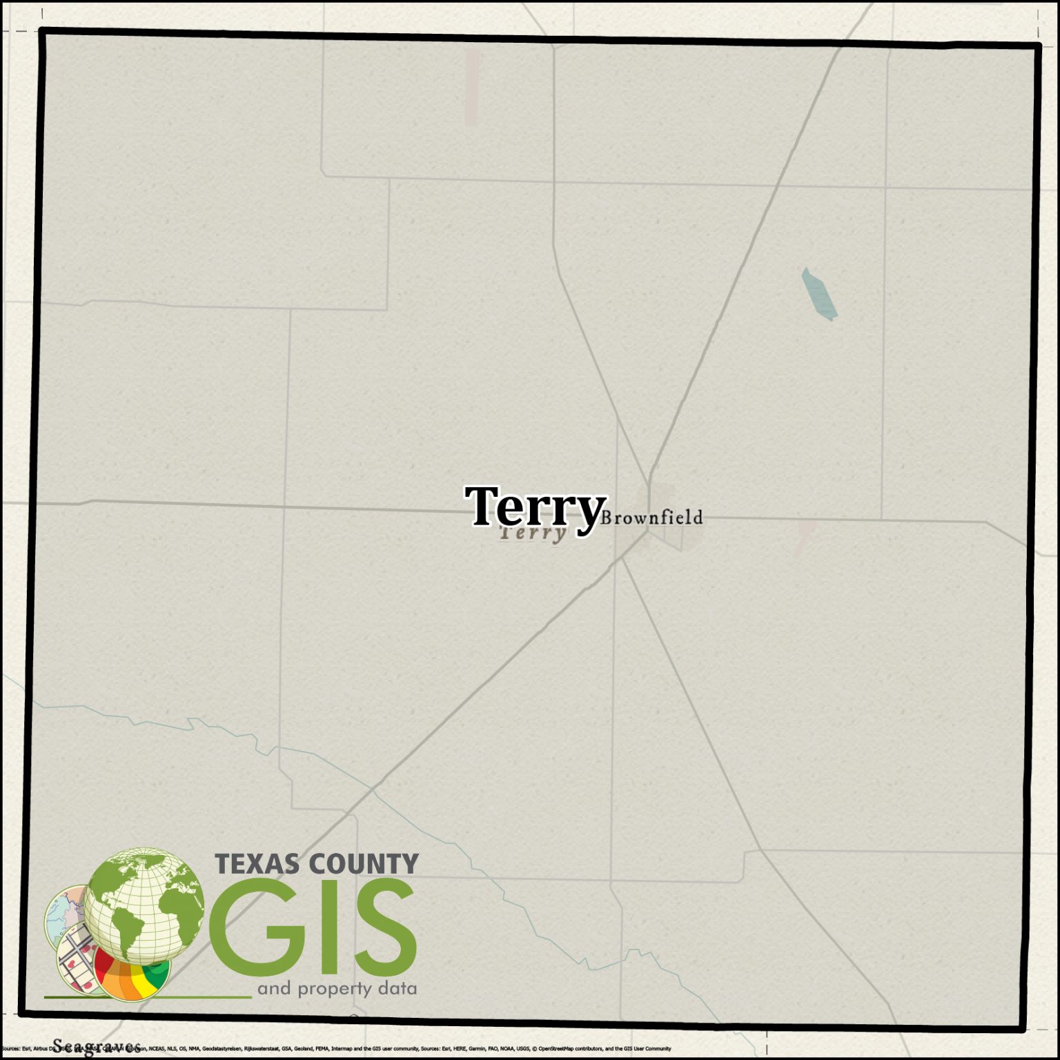 Terry County GIS Shapefile and Property Data - Texas County GIS Data